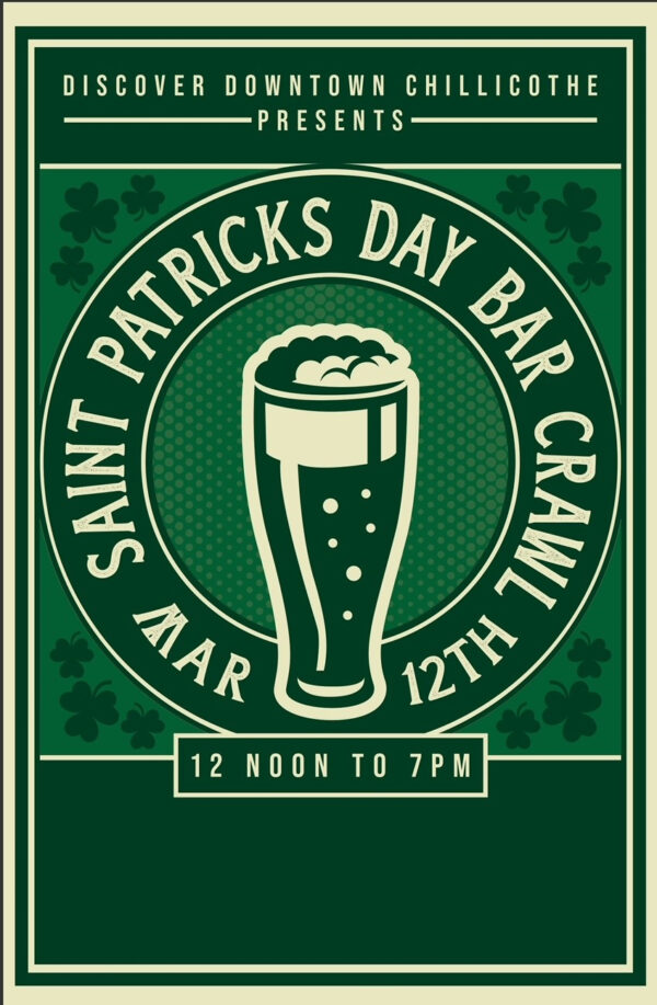 St. Patty’s Day Bar Crawl & Shop Stroll