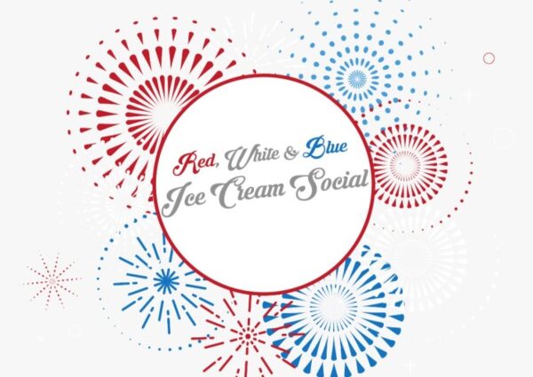 Red, White and Blue Ice Cream Social
