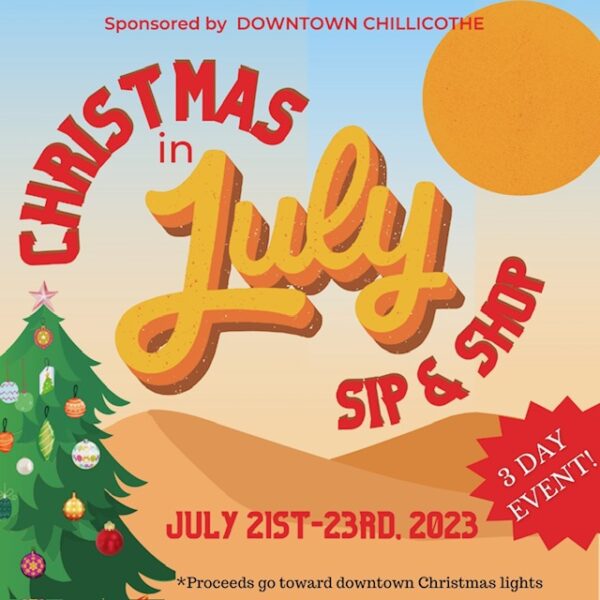 Christmas in July Sip & Shop
