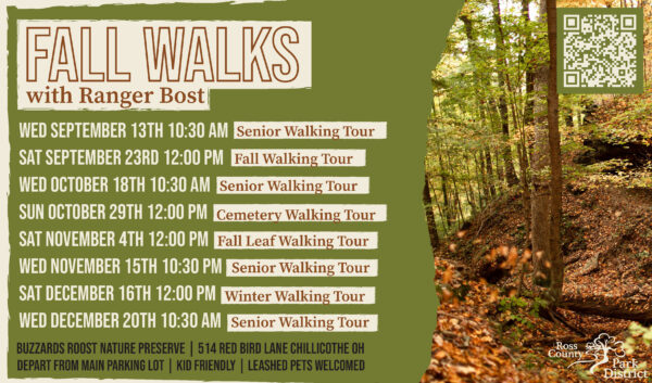 Senior Walking Tour with Ranger Bost