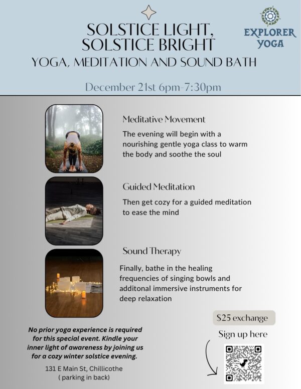 Solstice Light, Solstice Bright: Yoga, Meditation, and Sound Bath
